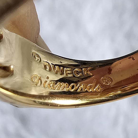 Dweck Diamonds Gold Vermeil on Sterling Silver 1/3 Ctw - Picture 8 of 8